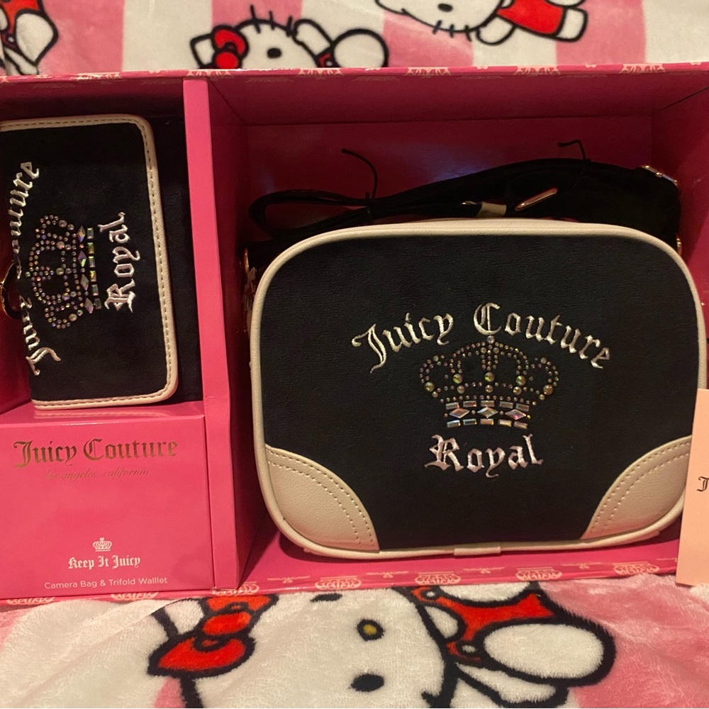 Brand New - Juicy Couture Heritage Camera Bag & Trifold Wallet